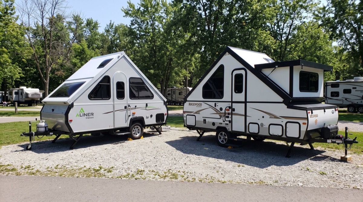 Aliner Classic vs. Rockwood Hard Side: A-Frame Campers Compared