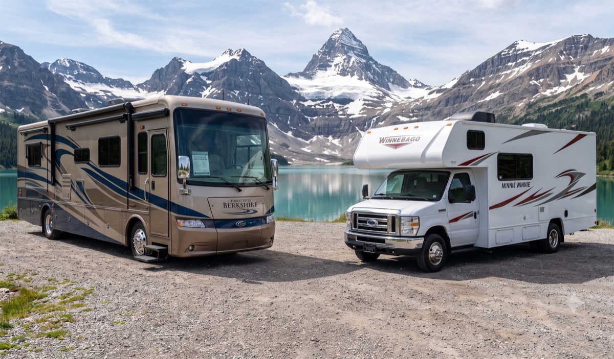 Class C vs. Class A Motorhome: What Sets Them Apart